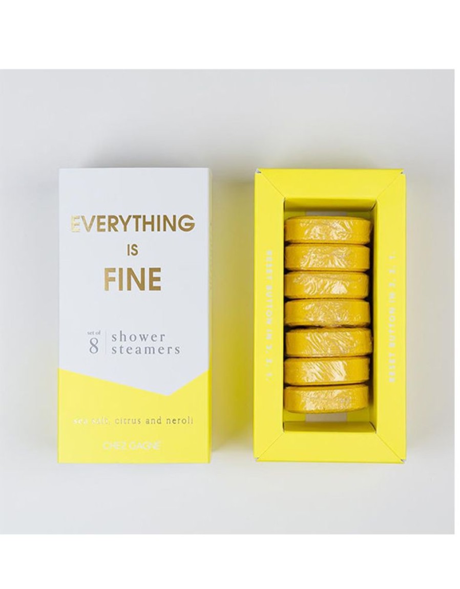 Bath & Body Chez Gagne Letterpress | Everything Is Fine Shower Steamers