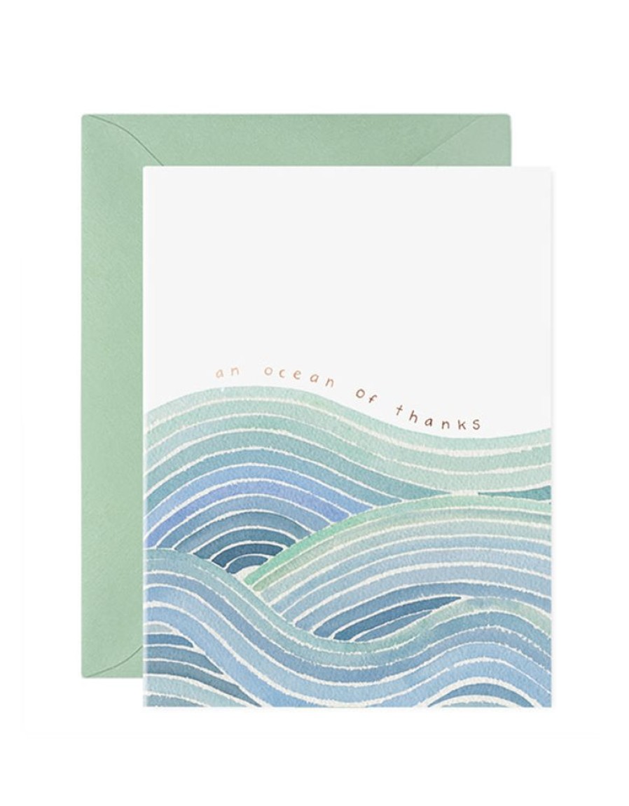 Paper & Office E. Frances Paper Studio Thank You Notes | Ocean Of Thanks Box Set