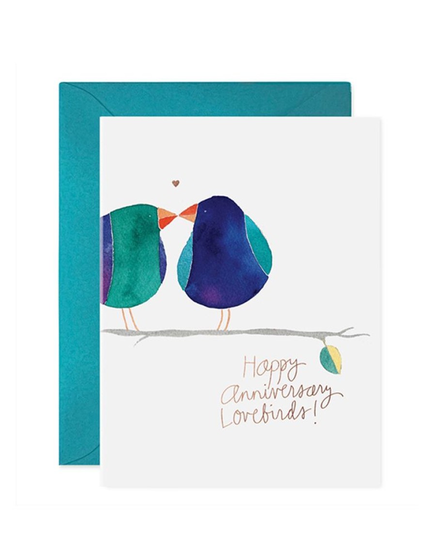 Greeting Cards E. Frances Paper Studio | Lovebirds Anniversary