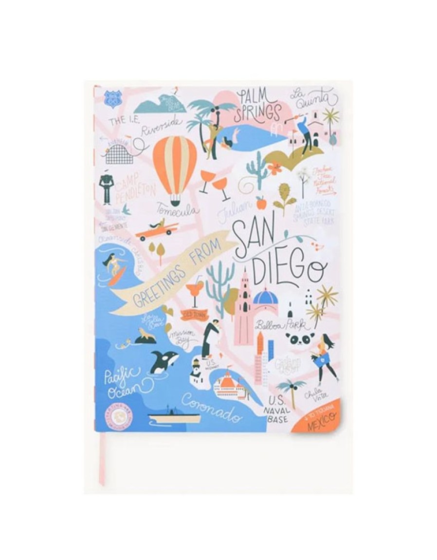 Paper & Office Spartina Notebooks | Southern California Ruled Notebook