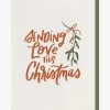 Holidays Dahlia Press Holiday Cards, Single | Send Love Xmas