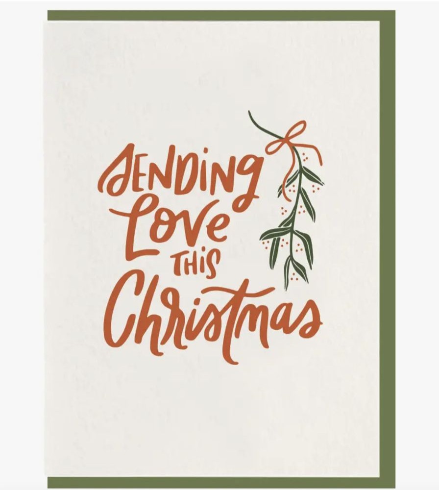 Holidays Dahlia Press Holiday Cards, Single | Send Love Xmas