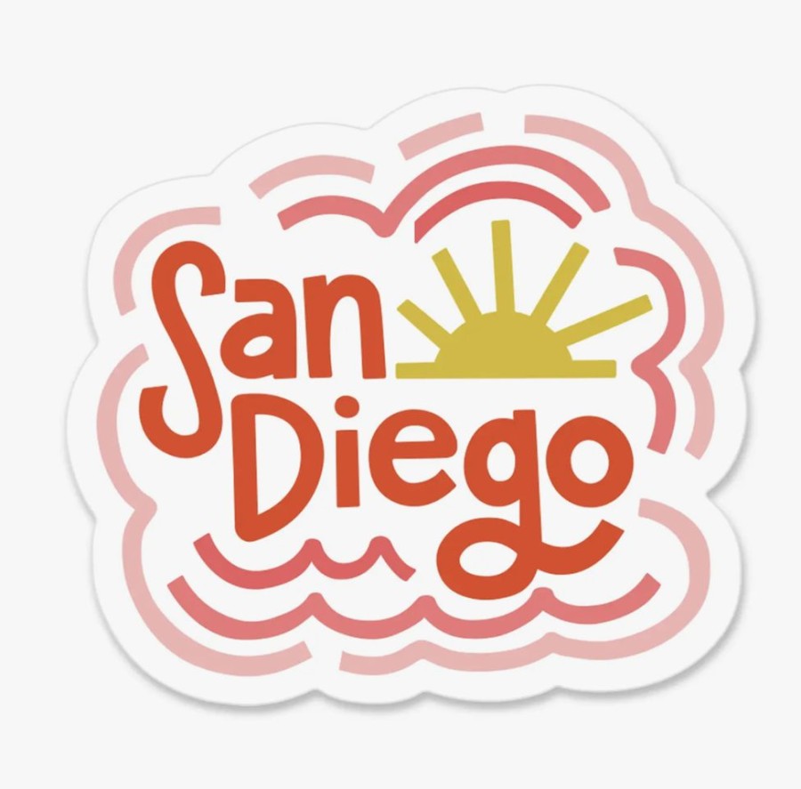 Party & Gift Wrap Paper Parasol Press Gift Tags & Stickers | San Diego Sticker