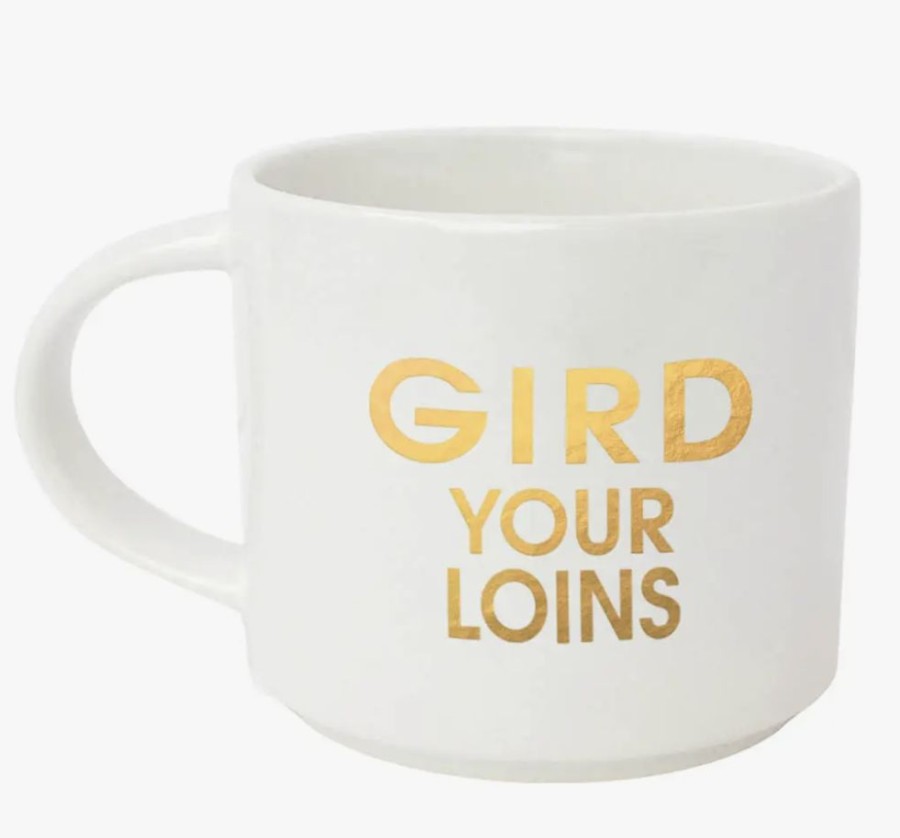 Home & Gift Chez Gagne Letterpress | Gird Your Loins Mug