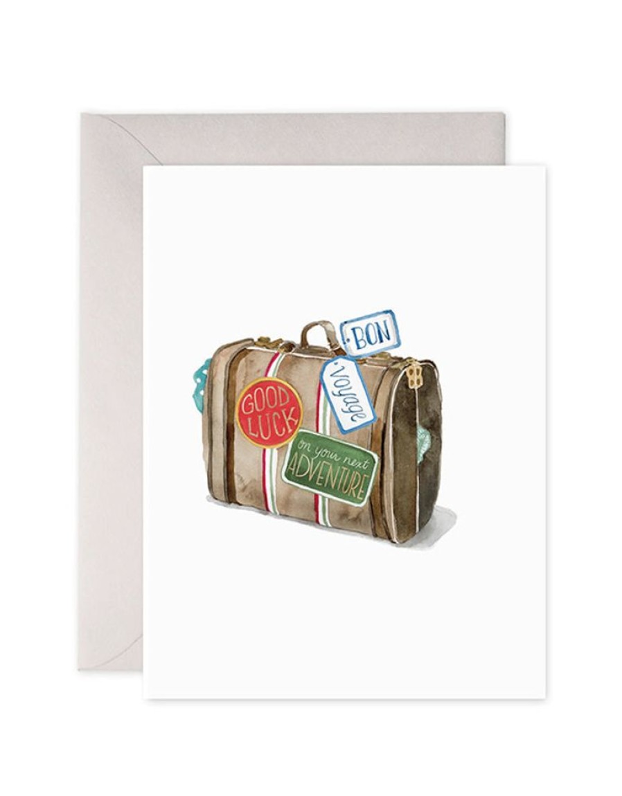 Greeting Cards E. Frances Paper Studio | Bon Voyage Suitcase