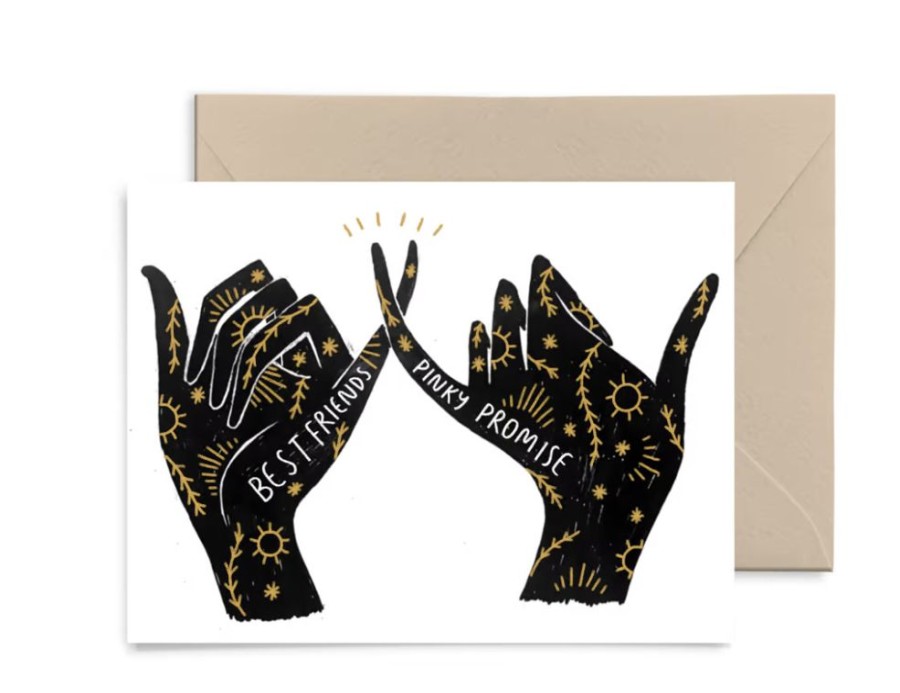 Greeting Cards Gingiber | Pinky Promise Card