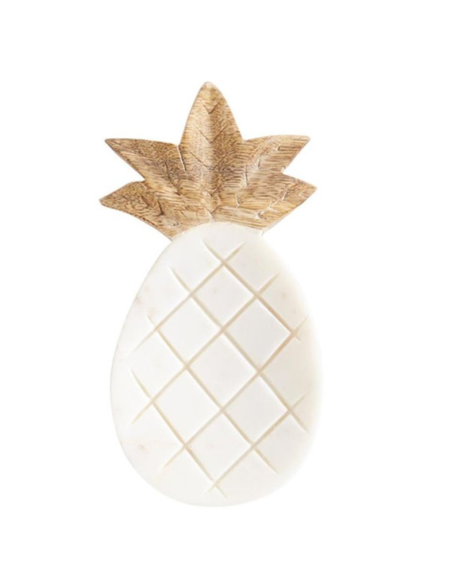 Home & Gift Mudpie | Pineapple Marble Spoon Rest