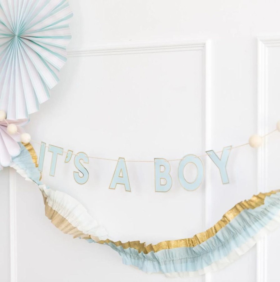 Party & Gift Wrap My Mind's Eye | Baby Blue Banner