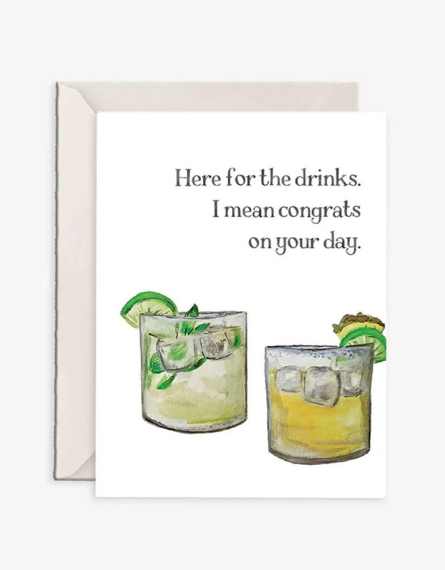 Greeting Cards emmy+olly | Here For The Drinks