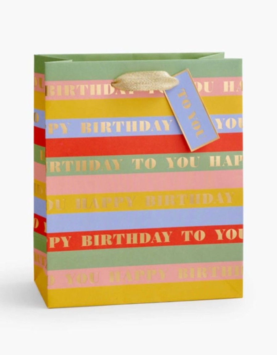 Party & Gift Wrap Rifle Paper Co. Gift Bags | Birthday Wishes Gift Bag, Medium