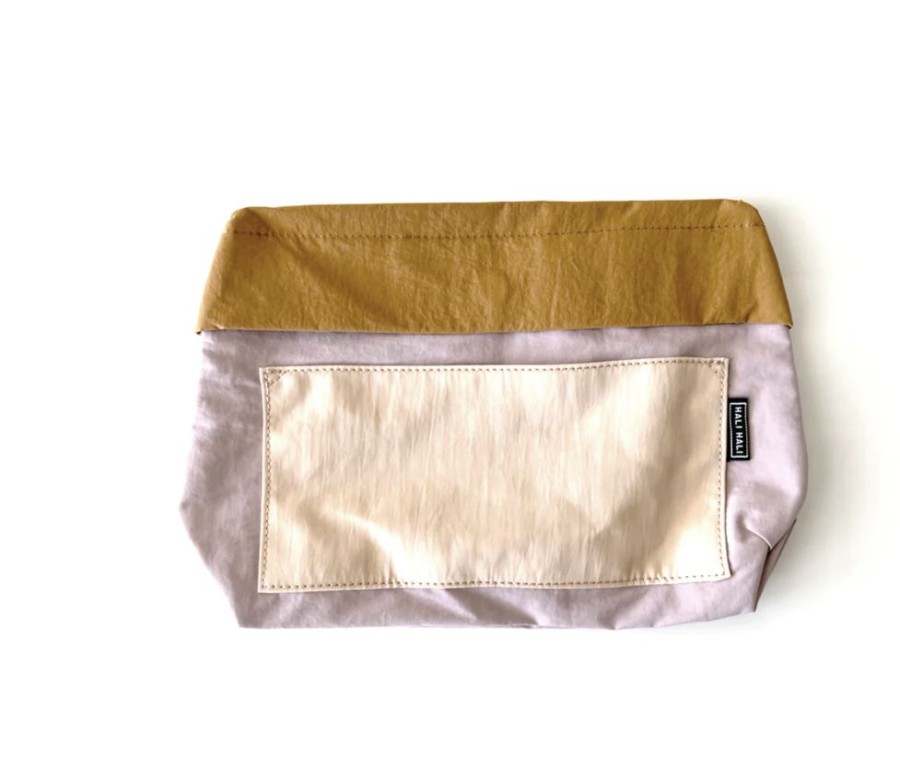 Accessories Hali Hali | Large Pouch-Dusty Rose/Mustard