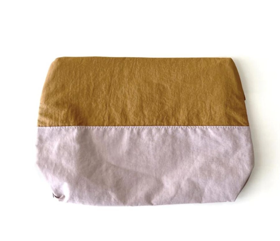 Accessories Hali Hali | Large Pouch-Dusty Rose/Mustard