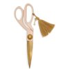 Paper & Office Designworks Ink Desk Accessories | Scissors With Tassel, Dusty Blush