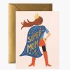 Greeting Cards Rifle Paper Co. Mother'S Day | Super Mom Card