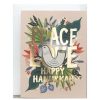 Holidays Idlewild Co. Holiday Cards, Single | Peace Hanukkah Card