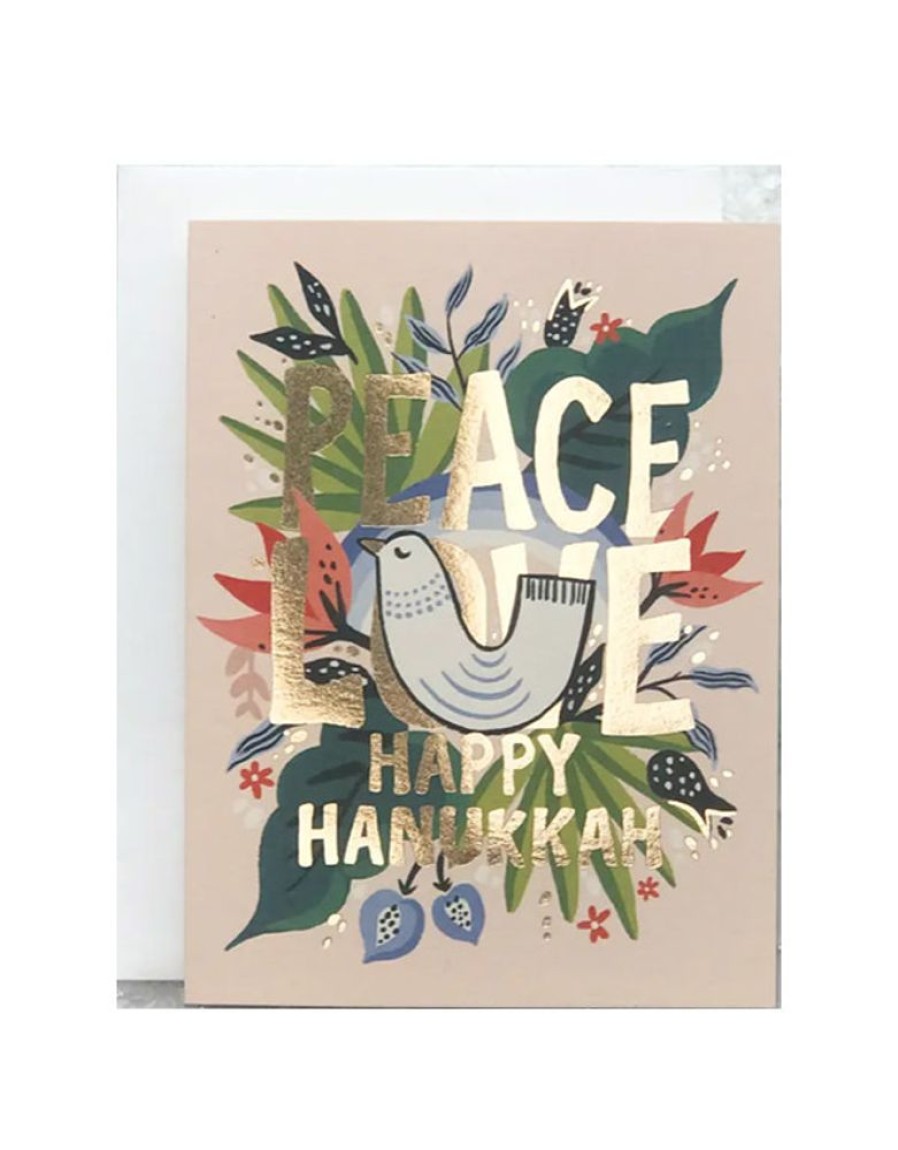 Holidays Idlewild Co. Holiday Cards, Single | Peace Hanukkah Card