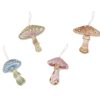 Holidays Two's Company Holiday Decor & Gifts | Embroidered Mushroom Ornament