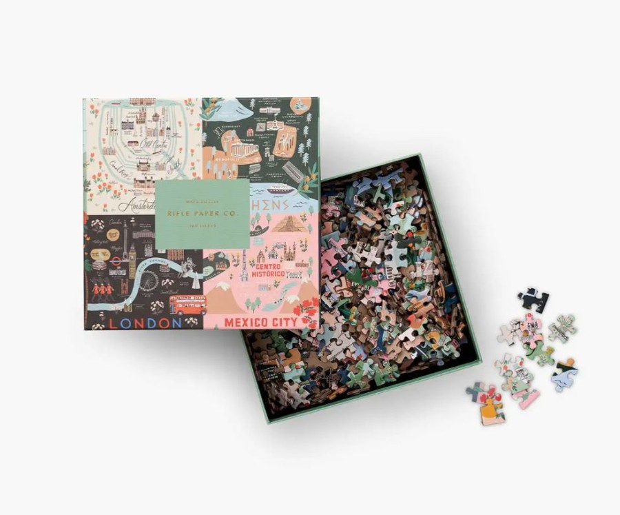 Home & Gift Rifle Paper Co. | Maps Jigsaw Puzzle