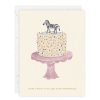 Greeting Cards Seedlings | Zebra Cake Card