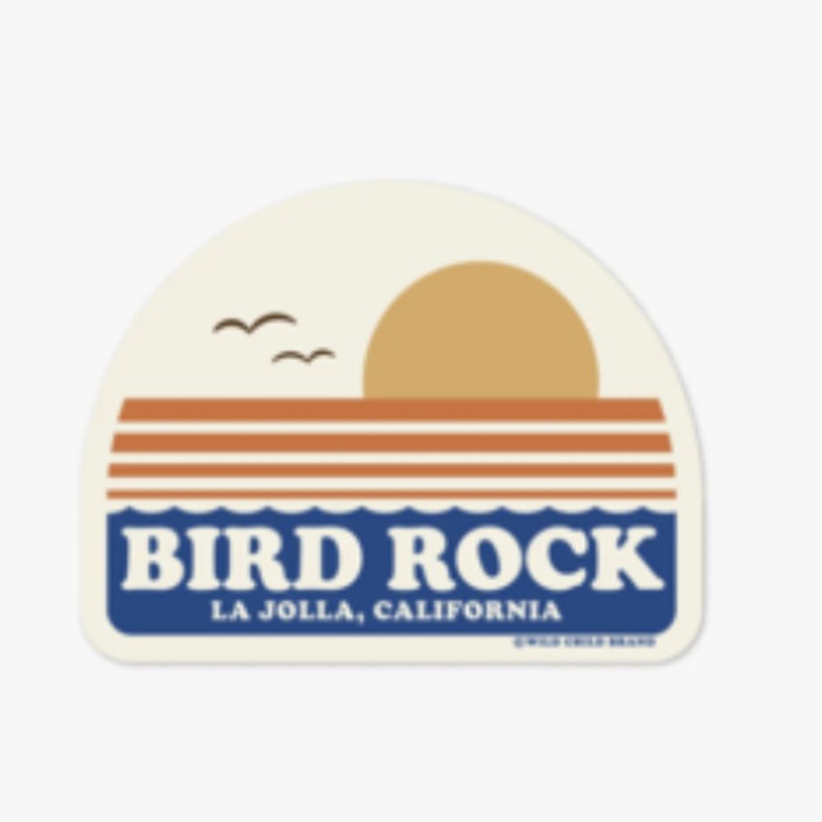 Party & Gift Wrap Wild Child Brand Gift Tags & Stickers | Bird Rock La Jolla Sticker