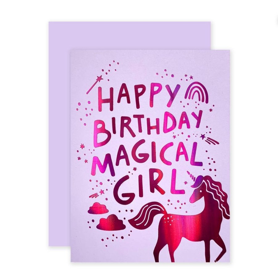 Greeting Cards The Social Type | Magical Girl Birthday