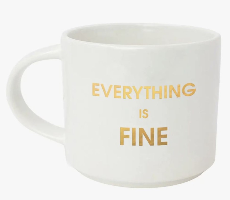 Home & Gift Chez Gagne Letterpress | Everything Is Fine Mug