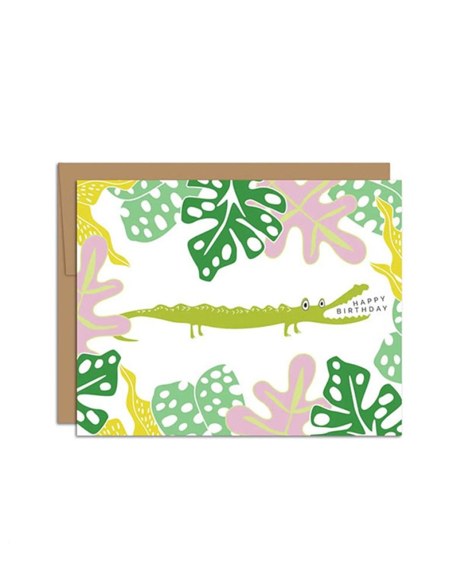 Greeting Cards Hazelmade | Happy Birthday Crocodile