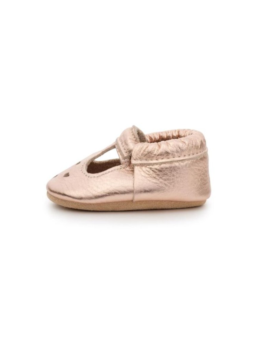 Home & Gift BirdRock Baby | Rose Gold Mary Jane Moccasins