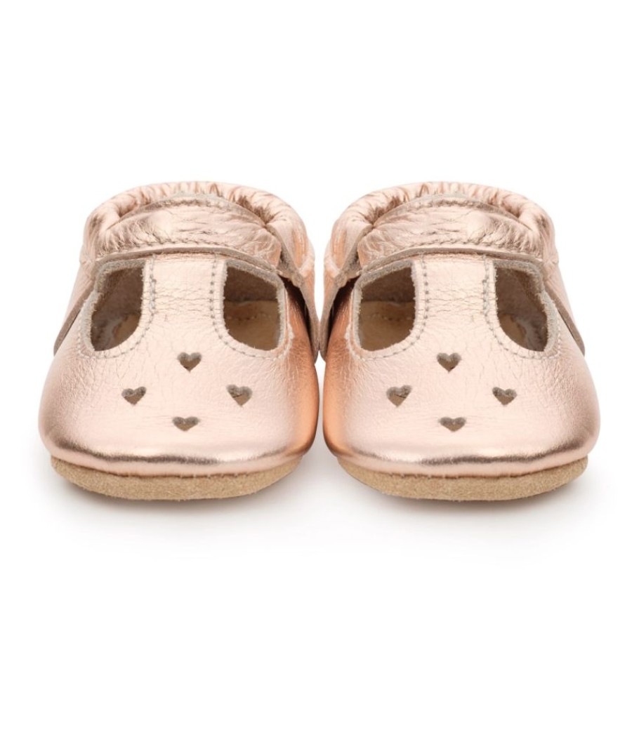 Home & Gift BirdRock Baby | Rose Gold Mary Jane Moccasins