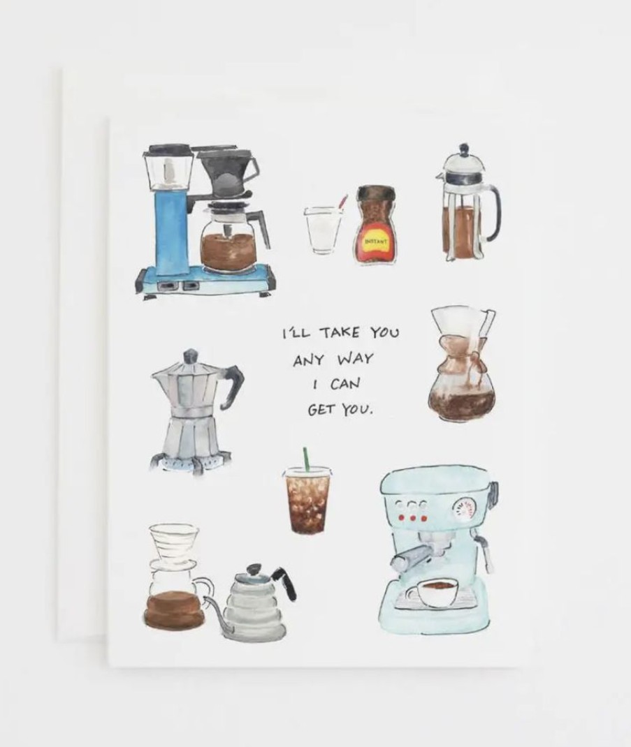 Greeting Cards Party Sally | Coffee Card