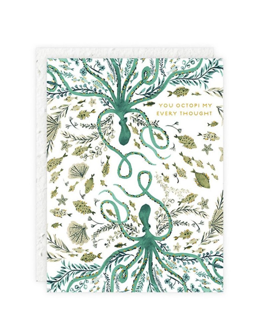 Greeting Cards Seedlings | You Octopi My Every Thought