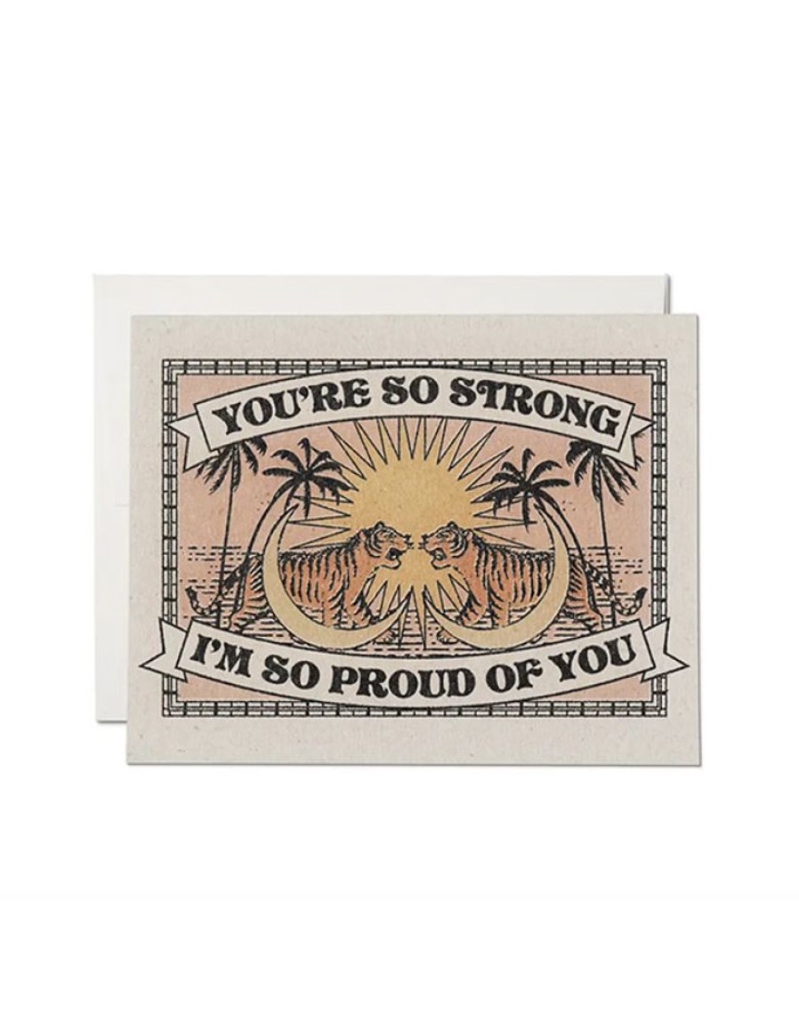 Greeting Cards Red Cap Cards | You'Re So Strong