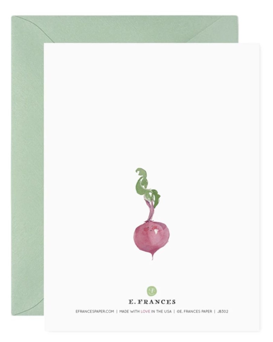 Greeting Cards E. Frances Paper Studio | You Make My Heart Beet