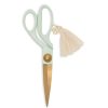 Paper & Office Designworks Ink Desk Accessories | Scissors With Tassel, Mint