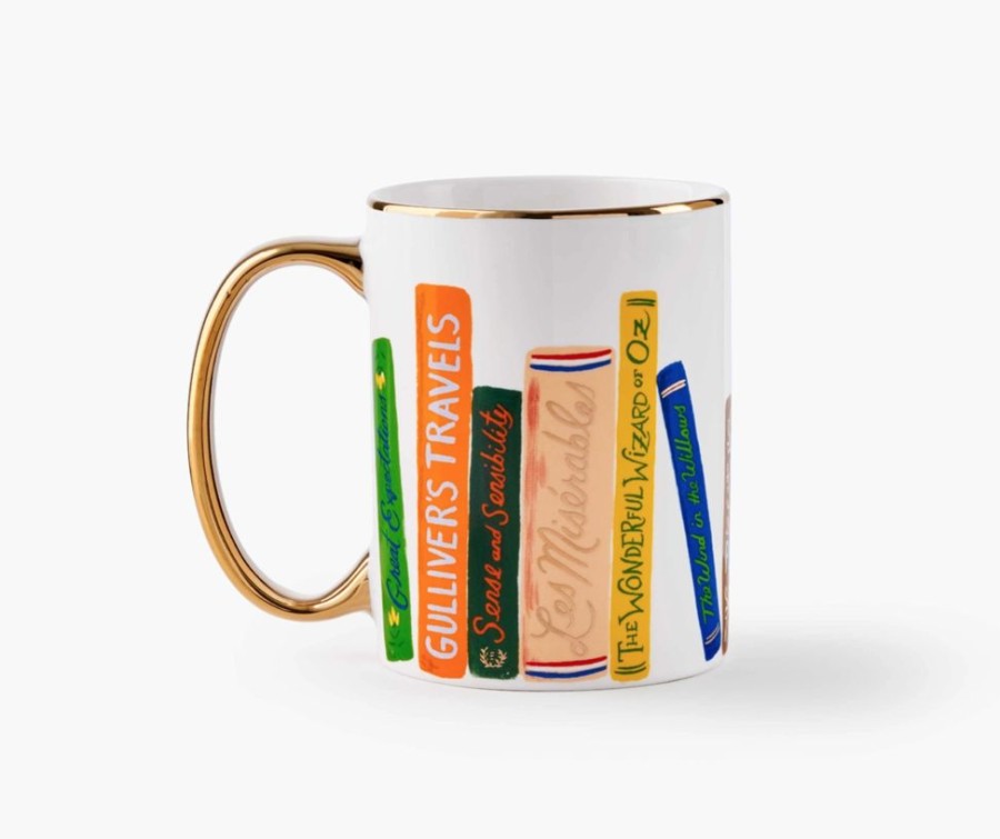 Home & Gift Rifle Paper Co. | Book Club Porcelain Mug