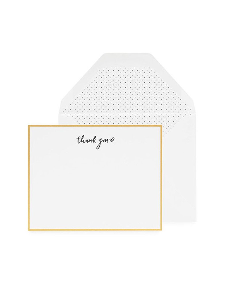 Paper & Office Sugar Paper Thank You Notes | Thank You Heart Note Set