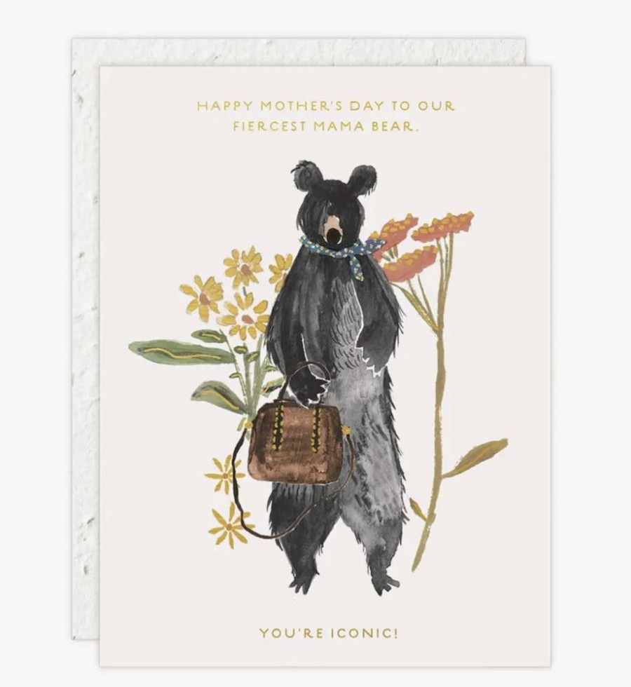 Greeting Cards Seedlings Mother'S Day | Mama Bear