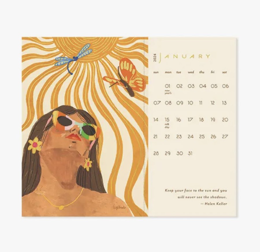 Paper & Office Seedlings Calendars | Sunshine Soul Seedlings 2024 Postcard Calendar