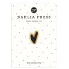 Accessories Dahlia Press Enamel Pins | Heart Enamel Pin