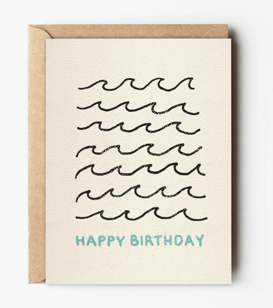 Greeting Cards Daydream Prints | Happy Birthday Wave