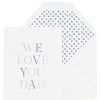 Greeting Cards Sugar Paper Father'S Day | We Love You Dad