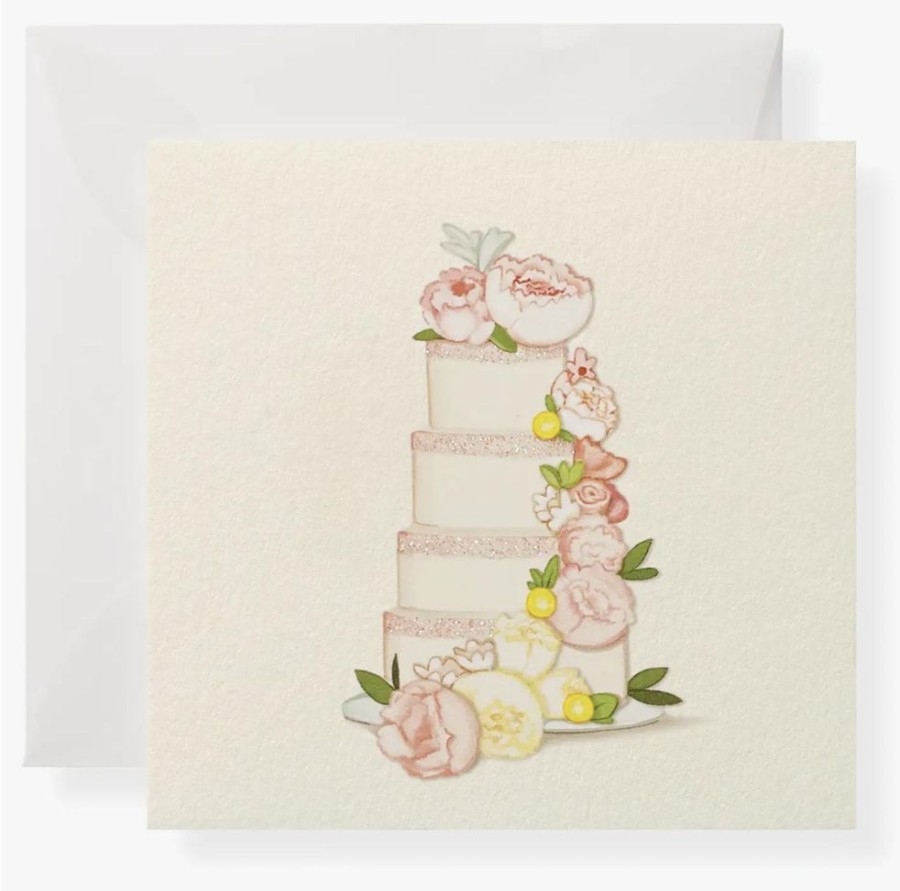 Greeting Cards Karen Adams Designs Bridal | Wedding Cake Gift Enclosure