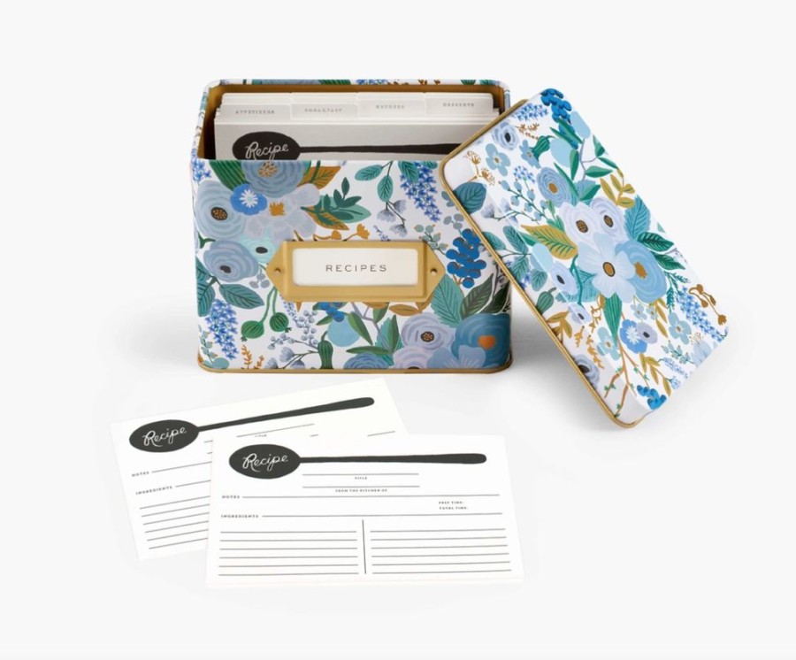 Home & Gift Rifle Paper Co. | Garden Party Blue Recipe Box