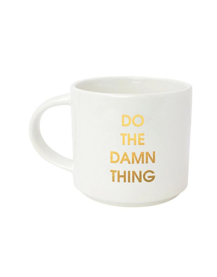 Home & Gift Chez Gagne Letterpress | Do The Damn Thing Mug