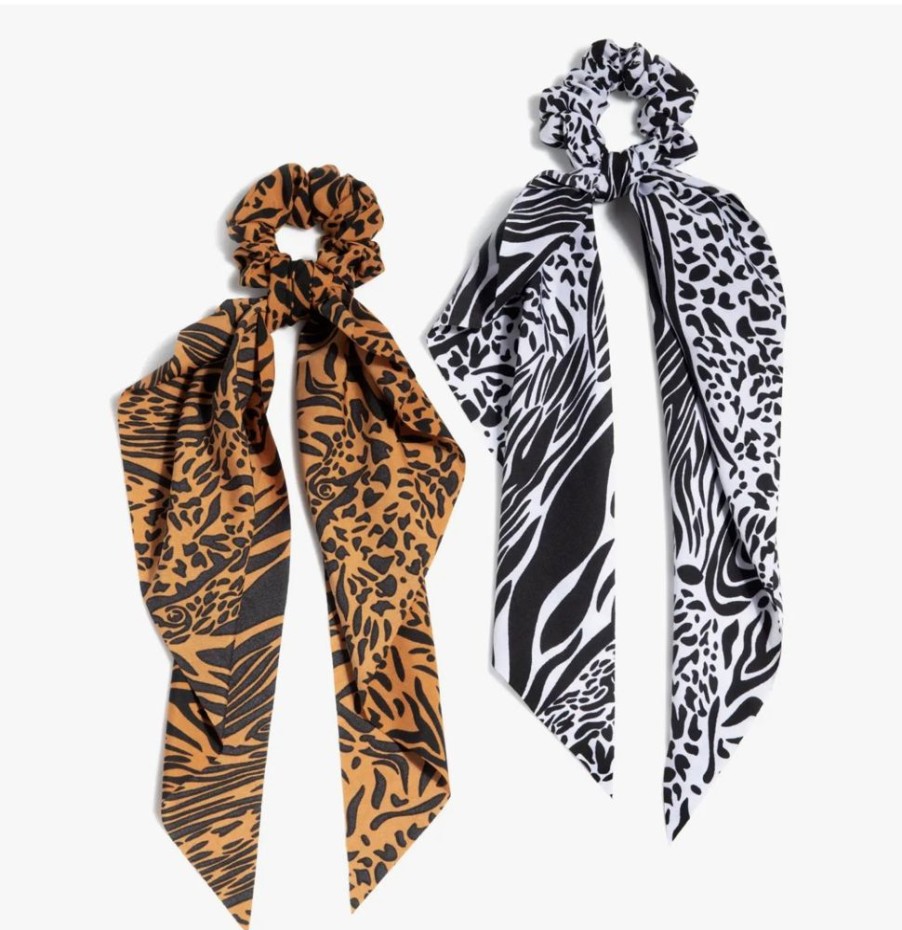 Accessories Shiraleah | Animal Print Pony Holders-Multi