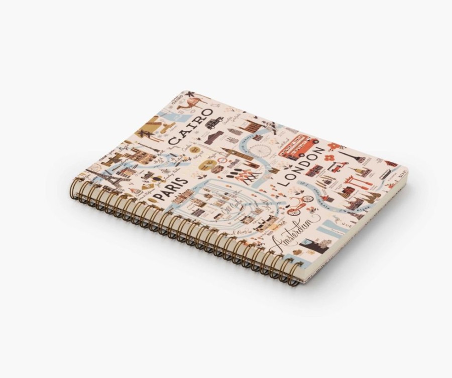 Paper & Office Rifle Paper Co. Notebooks | Bon Voyage Spiral Notebook