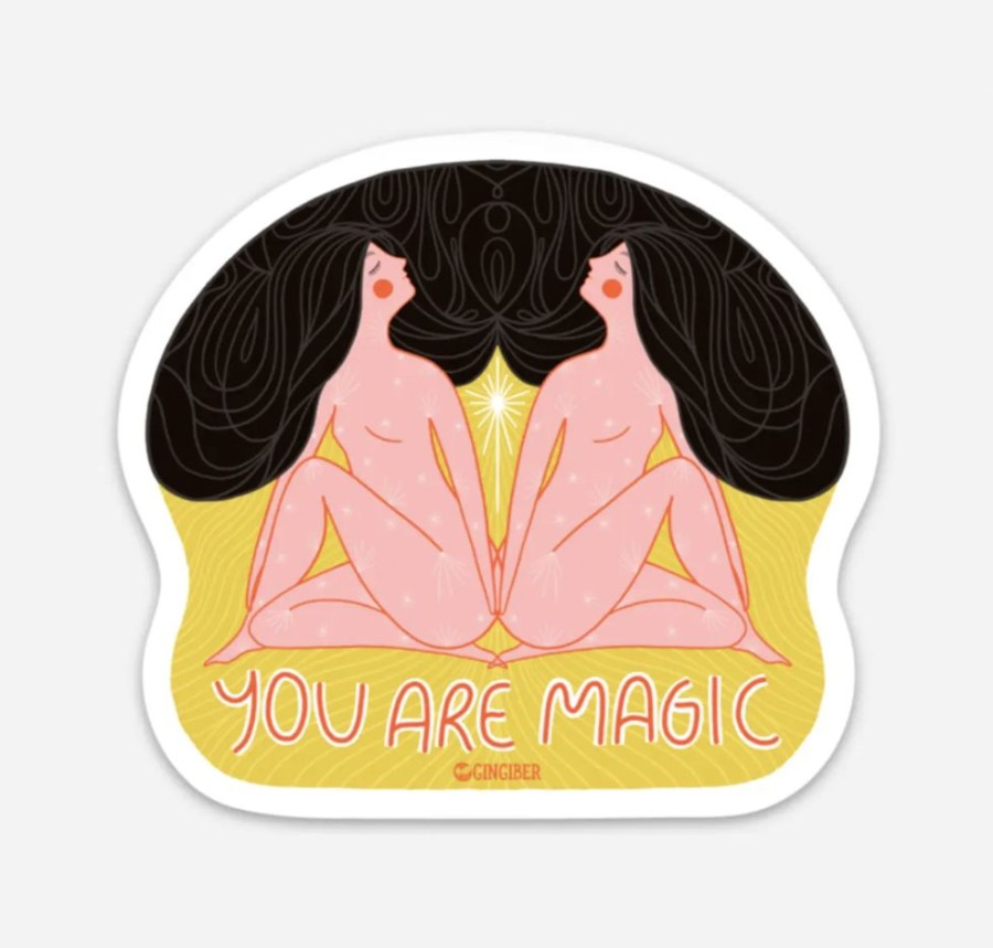 Party & Gift Wrap Gingiber Gift Tags & Stickers | You Are Magic Sticker