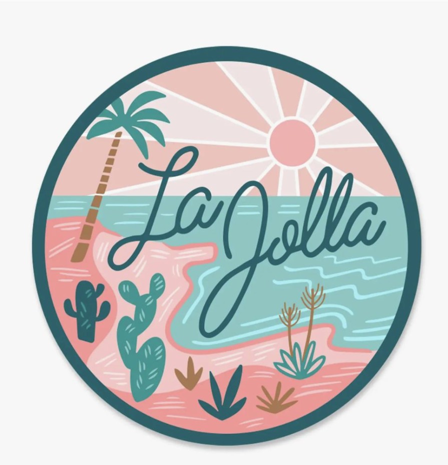 Party & Gift Wrap Paper Parasol Press Gift Tags & Stickers | La Jolla Sticker