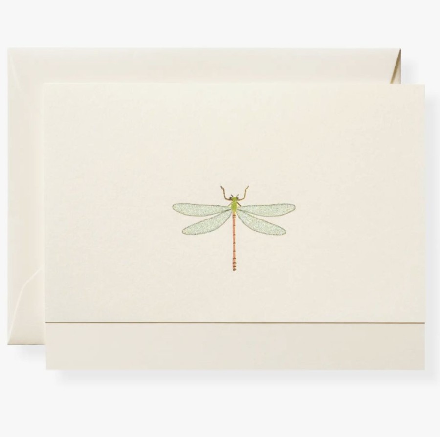 Greeting Cards Karen Adams Designs | Madame Dragonfly Individual Notecard