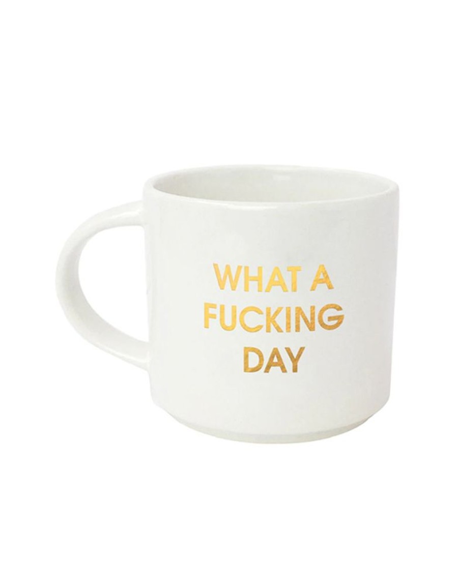 Home & Gift Chez Gagne Letterpress | What A Fucking Day Mug